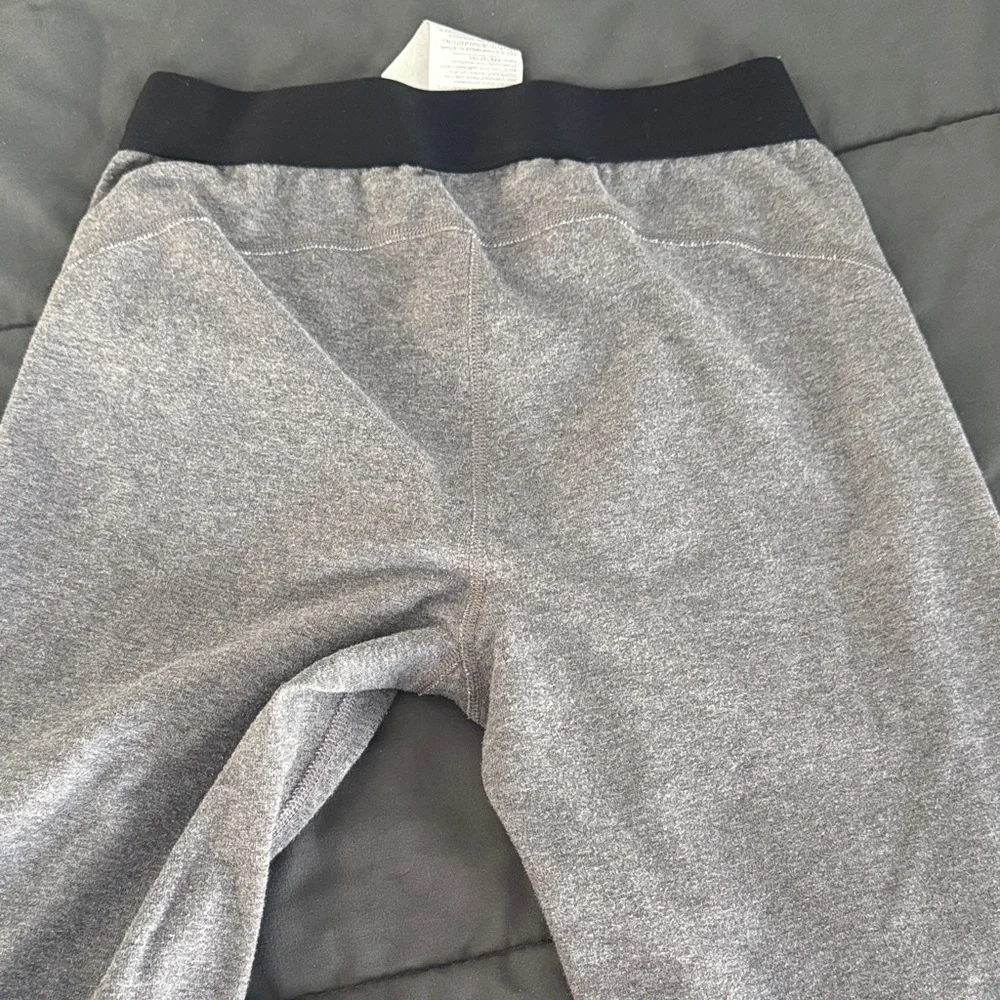 Under Armour Heather Gray Sweatpants with Black Trim - Picture 5 of 5